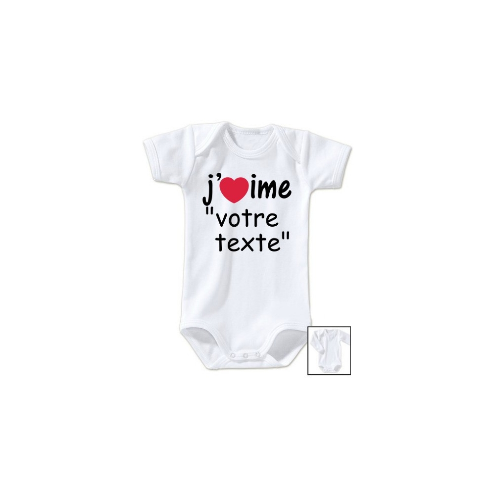 Body bébé J'aime Body bébé J'aime