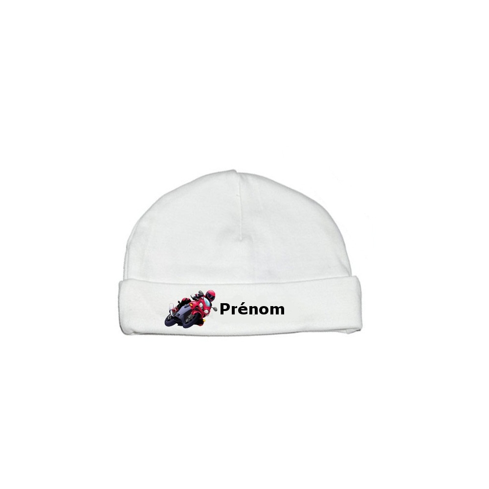 Bonnet personnalisé moto prénom Bonnet personnalisé moto prénom