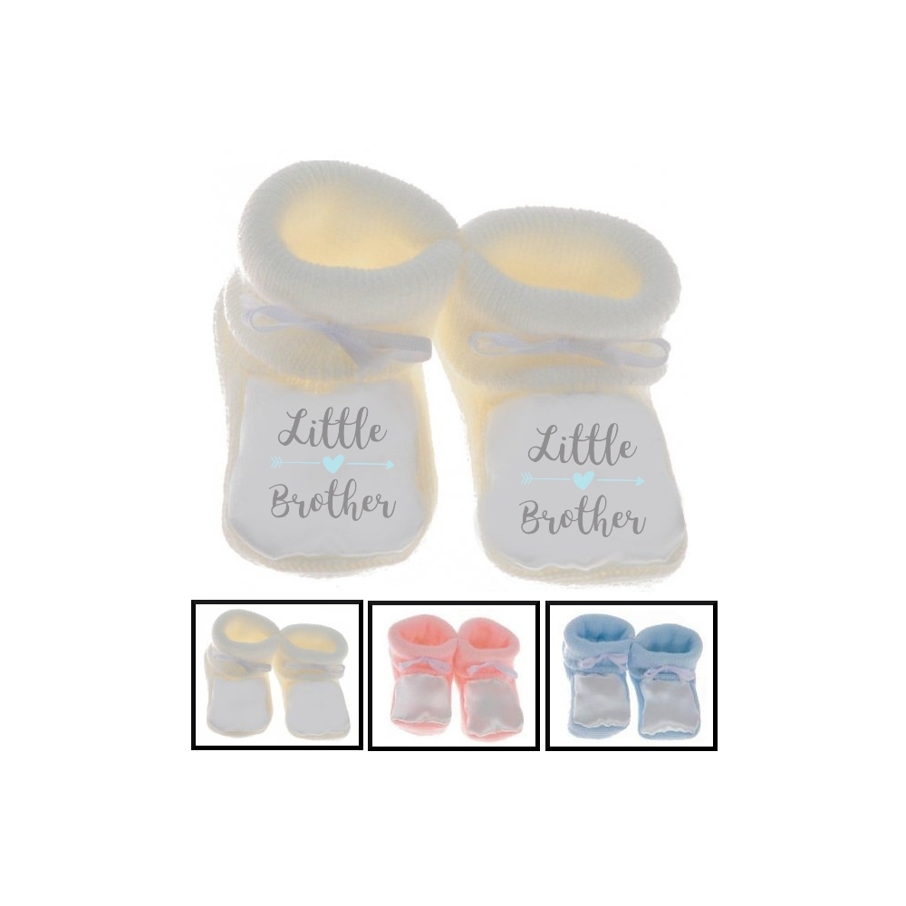 Chaussons bébé Little brother (petit frère) Chaussons bébé Little brother (petit frère)